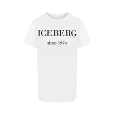 Хлопковая футболка Iceberg
