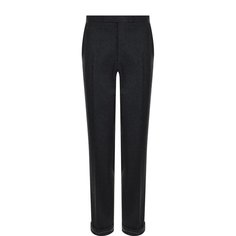 Шерстяные брюки прямого кроя Brioni