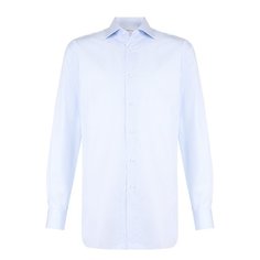 Хлопковая сорочка с воротником кент Brioni