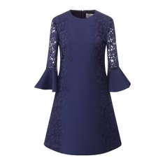 Платье из смеси хлопка и вискозы Valentino