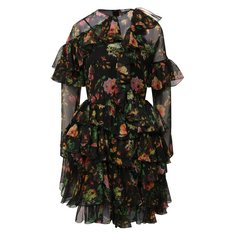 Платье с принтом MSGM