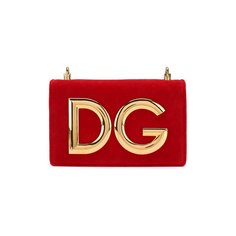 Сумка DG Girls из бархата Dolce & Gabbana