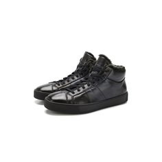 Кожаные кеды Santoni