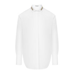 Хлопковая рубашка Brunello Cucinelli