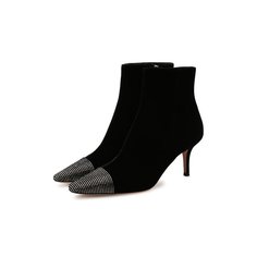 Замшевые ботильоны Gianvito Rossi