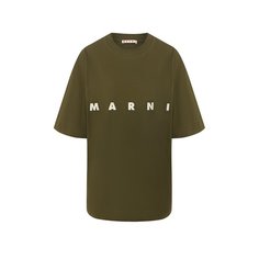 Хлопковая футболка Marni