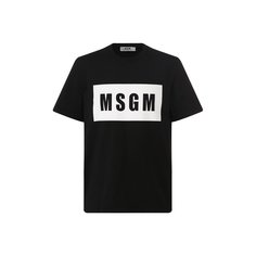 Хлопковая футболка MSGM