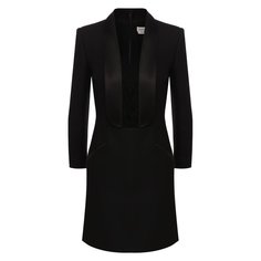 Платье из смеси шерсти и шелка Alexander McQueen