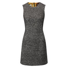 Платье из смеси шерсти и шелка Dolce & Gabbana