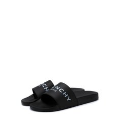 Резиновые шлепанцы с логотипом бренда Givenchy