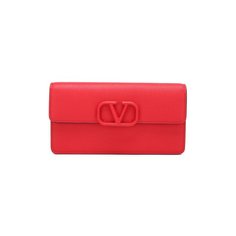 Кожаный кошелек Valentino Garavani на цепочке Valentino