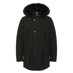 Пуховая парка с меховой отделкой Woolrich