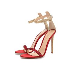 Текстильные босоножки Gianvito Rossi