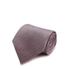Шелковый галстук с узором Ermenegildo Zegna
