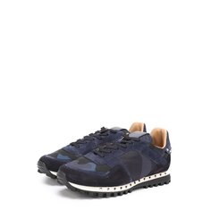 Комбинированные кроссовки Valentino Garavani Rockrunner с камуфляжным принтом Valentino