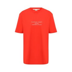 Хлопковая футболка Stella McCartney