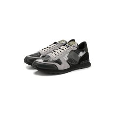 Кожаные кроссовки Valentino Garavani Rockrunner Valentino