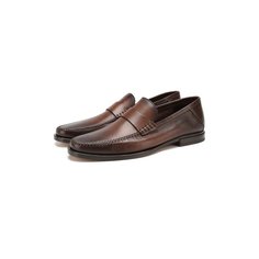 Кожаные лоферы Santoni