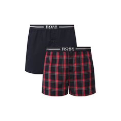 Комплект из двух хлопковых боксеров BOSS