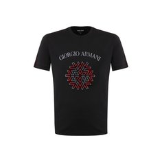 Хлопковая футболка Giorgio Armani