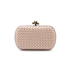 Клатч Chain Knot из сатина Bottega Veneta