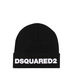 Шерстяная шапка с нашивкой Dsquared2
