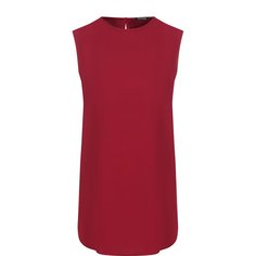 Однотонный шелковый топ без рукавов Kiton