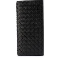 Кожаное портмоне в технике intrecciato Bottega Veneta