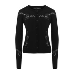 Кардиган из смеси шерсти и хлопка Dolce & Gabbana