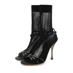 Кожаные босоножки Dolce & Gabbana