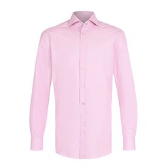 Хлопковая сорочка с воротником кент Kiton