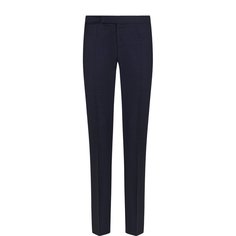 Брюки прямого кроя из смеси шерсти и шелка Ermenegildo Zegna