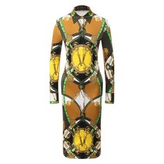 Платье с принтом Versace