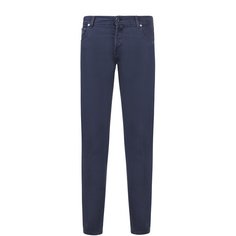 Хлопковые брюки прямого кроя Kiton
