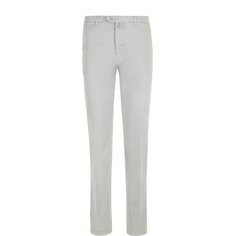 Хлопковые брюки прямого кроя Kiton