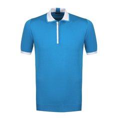 Хлопковое поло с короткими рукавами Kiton
