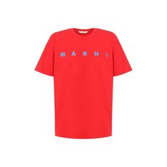 Хлопковая футболка Marni