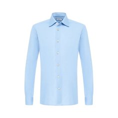 Хлопковая сорочка с воротником кент Kiton