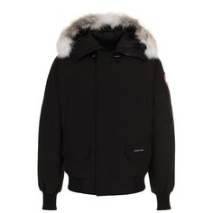 Пуховый бомбер Chilliwack с меховой отделкой Canada Goose