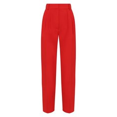 Брюки из смеси шерсти и шелка Alexander McQueen
