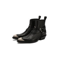 Кожаные ботильоны Harness Balenciaga