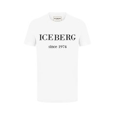 Хлопковая футболка Iceberg