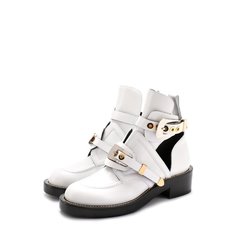 Кожаные ботинки Creepers с ремешками Balenciaga