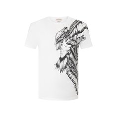 Хлопковая футболка Alexander McQueen