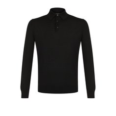 Шерстяное поло с длинными рукавами Ermenegildo Zegna
