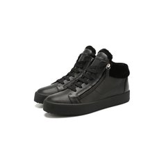 Кожаные кеды Justy Winter Giuseppe Zanotti Design