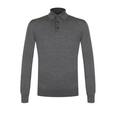 Шерстяное поло с длинными рукавами Ermenegildo Zegna