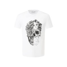 Хлопковая футболка Alexander McQueen