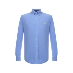 Хлопковая рубашка с воротником button down Polo Ralph Lauren