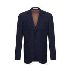 Пиджак из смеси льна и шерсти Brunello Cucinelli
